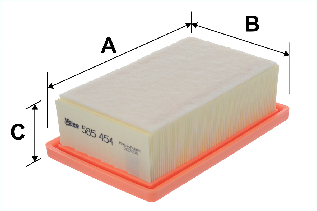 Filtro aria - 585454 VALEO